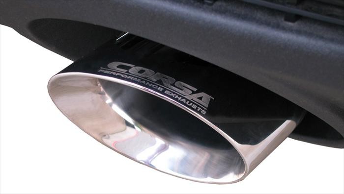 Corsa Polished Sport Cat-Back + XO Exhaust Chevrolet Camaro Convertible