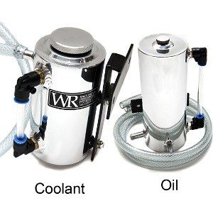 Weapon R 18 fl oz Polished Coolant Catch Can - Universal